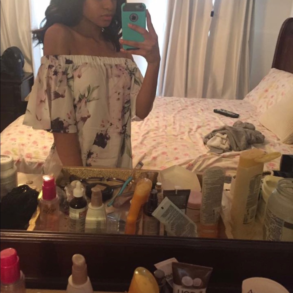 off the shoulder dress